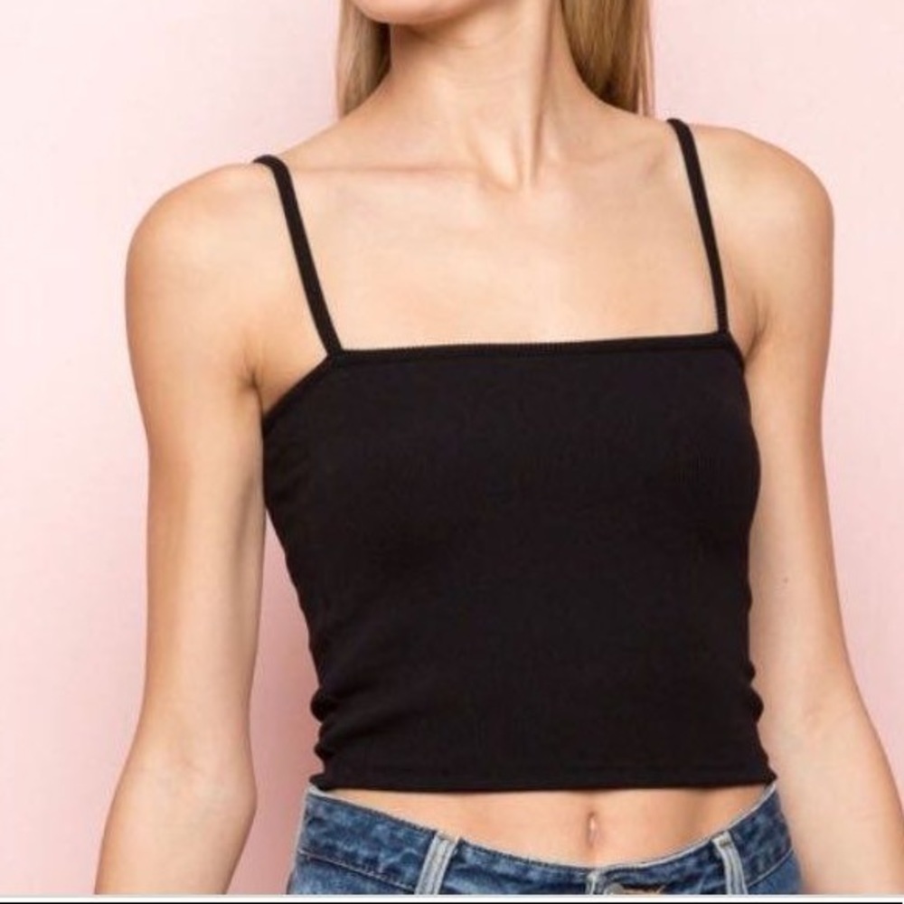 Black Brandy Melville Spaghetti Strap Top
